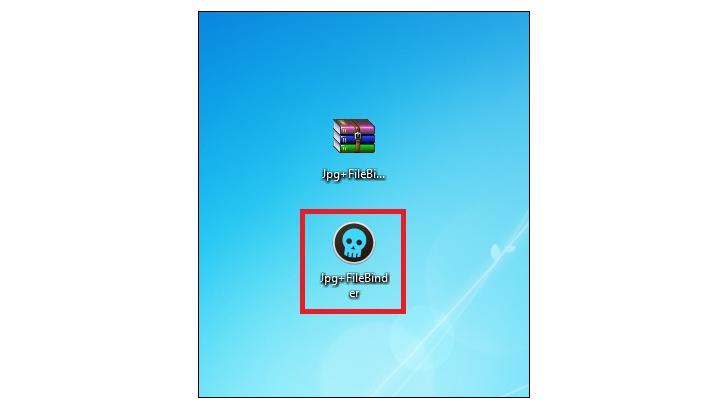 ซ่อนไฟล์ในรูปภาพด้วย "Jpg+FileBinder"