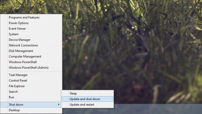 Quick shutdown Quick shutdown