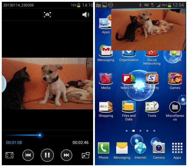 Video Overlay การดูวิดีโอแบบ Multitasking
