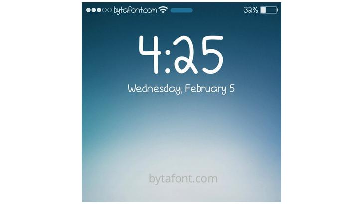 มาเปลี่ยนฟอนท์ใน iOS 7 กันเถอะ