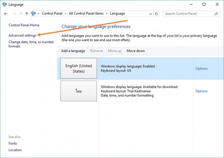 ทำให้ Windows 10 กลับมาเปลี่ยนภาษาด้วยปุ่ม ~ ที่คุ้นเคย