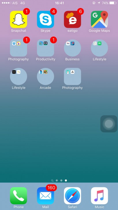 เคล็ดไม่ลับเปลี่ยน iPhone\\\'s Home-Screen Folders เป็นวงกลม ไม่ต้อง Jailbreak