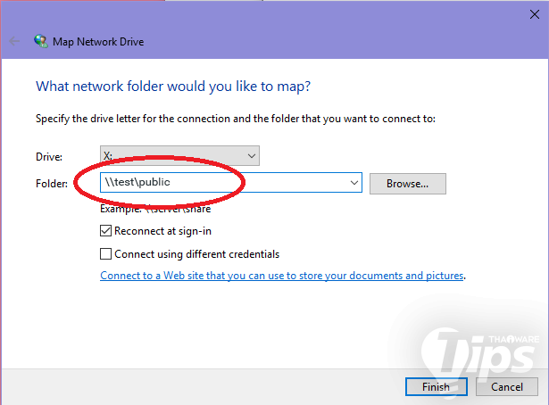 วิธี Map Network Drive สร้างทางลัดในแชร์โฟลเดอร์ให้เข้าถึงง่ายขึ้น ในรูปแบบไดรฟ์