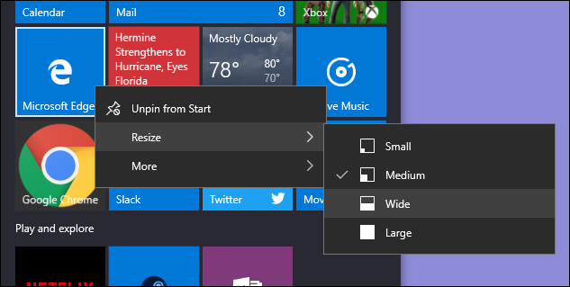 10 เทคนิคปรับแต่ง Start menu ของ Windows 10 ให้สวยงามตามต้องการ 10 เทคนิคปรับแต่ง Start menu ของ Windows 10 ให้สวยงามตามต้องการ
