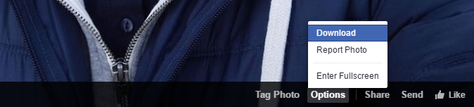 สอนวิธีดาวน์โหลดรูปภาพใน Facebook 