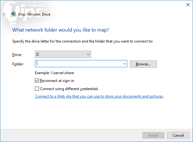 วิธีทำ Map Network Drive เพื่อแชร์ไฟล์ ระหว่างเครื่องที่ใช้ระบบ Windows วิธีทำ Map Network Drive เพื่อแชร์ไฟล์ ระหว่างเครื่องที่ใช้ระบบ Windows