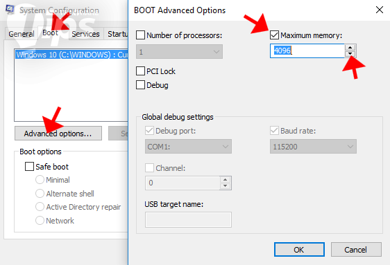 วิธีแก้ปัญหา Windows มองเห็น RAM ไม่ครบจำนวนที่เรามีอยู่