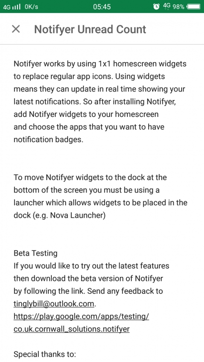 วิธีทำให้มือถือ Android แสดงตัวเลขแจ้งเตือนบนไอคอนแอปฯ