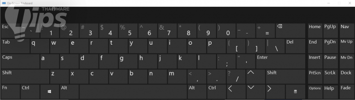 วิธีเปิดใช้งาน On-screen Keyboard บน Windows 10