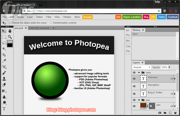 วิธีเปิดและแก้ไขไฟล์ .PSD ง่ายๆ โดยไม่ต้องใช้ Photoshop ไม่ต้องลงโปรแกรมเพิ่ม และ ฟรี