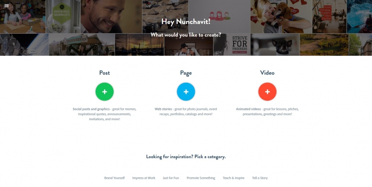 สร้าง Facebook Cover และภาพบน Social ฟรี ผ่านบริการ Adobe Spark