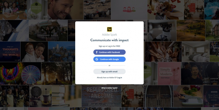 สร้าง Facebook Cover และภาพบน Social ฟรี ผ่านบริการ Adobe Spark