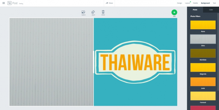 สร้าง Facebook Cover และภาพบน Social ฟรี ผ่านบริการ Adobe Spark