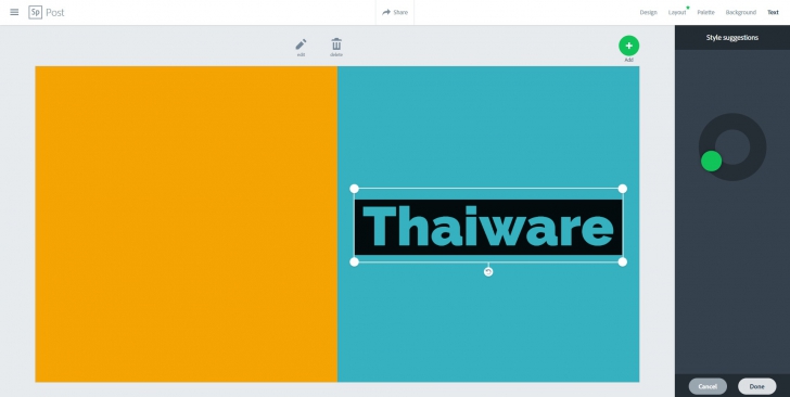 สร้าง Facebook Cover และภาพบน Social ฟรี ผ่านบริการ Adobe Spark