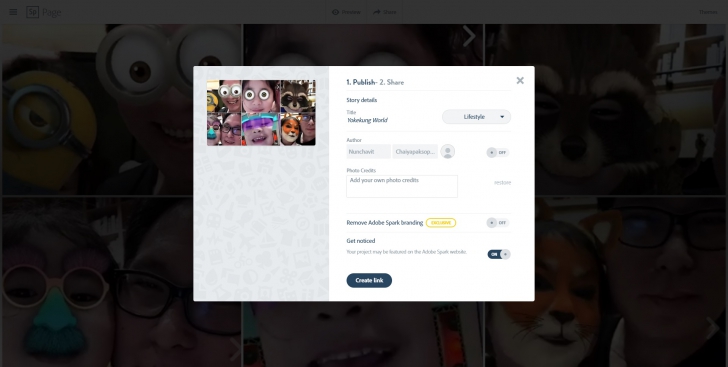 สร้าง Facebook Cover และภาพบน Social ฟรี ผ่านบริการ Adobe Spark