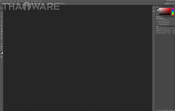 วิธีปรับให้เมนูของ Photoshop ให้ใหญ่ขึ้น บนหน้าจอที่มีความละเอียดสูง