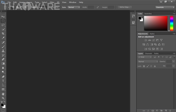 วิธีปรับให้เมนูของ Photoshop ให้ใหญ่ขึ้น บนหน้าจอที่มีความละเอียดสูง