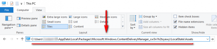 วิธีโหลดภาพ Spotlight พื้นหลังล็อกหน้าจอ บน Windows 10 มาใช้งาน
