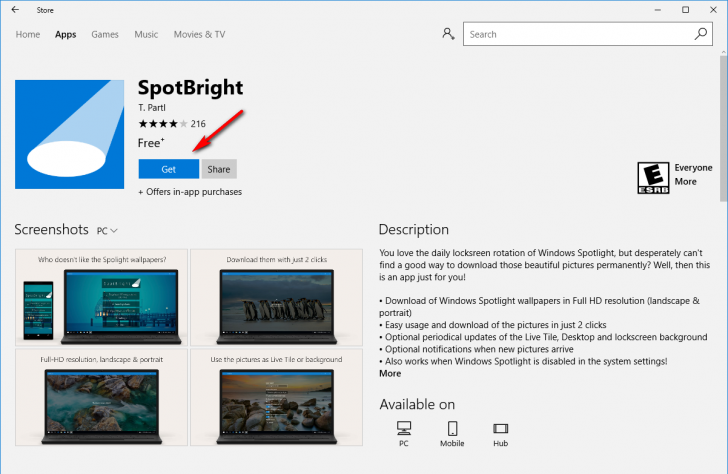 วิธีโหลดภาพ Spotlight พื้นหลังล็อกหน้าจอ บน Windows 10 มาใช้งาน