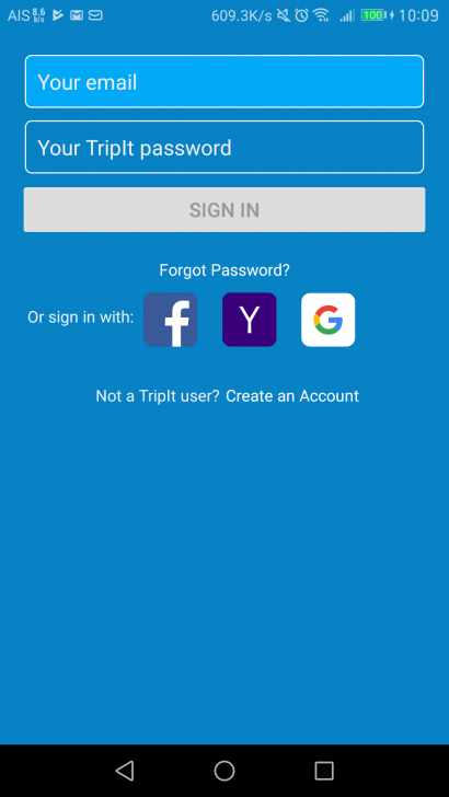 TripIT วางแผนทริป การเดินทาง