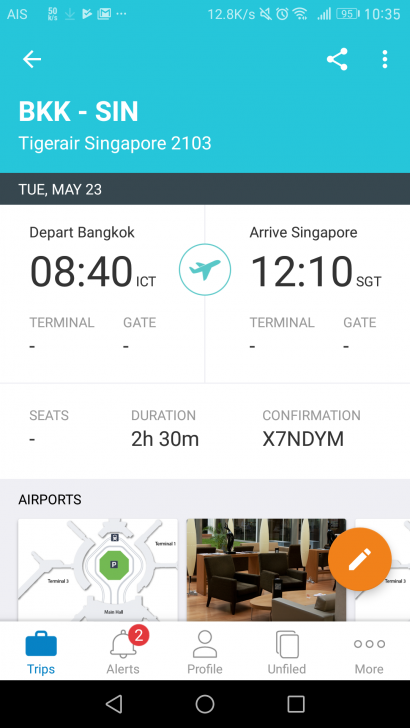 วางแผนทริปเที่ยวด้วยตนเองผ่าน TripIt