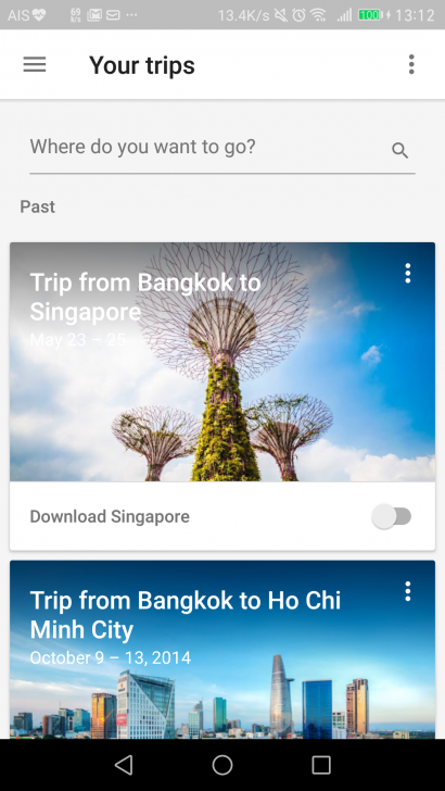 วางแผนทริปเที่ยวด้วยตนเองผ่าน TripIt