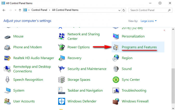 ถอนการติดตั้งโปรแกรมด้วยตัวเอง โดยไม่ใช้โปรแกรมเสริม บน Windows 10 ง่ายๆ