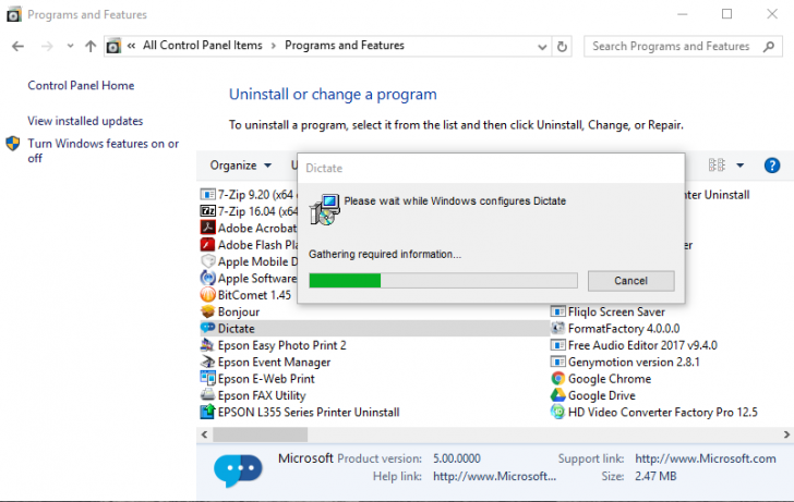 ถอนการติดตั้งโปรแกรมด้วยตัวเอง โดยไม่ใช้โปรแกรมเสริม บน Windows 10 ง่ายๆ