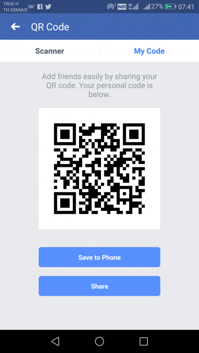 ยุคนี้ต้อง QR Code เจอหน้ากัน วิธีแอดเพื่อนบน Facebook ด้วย QR Code