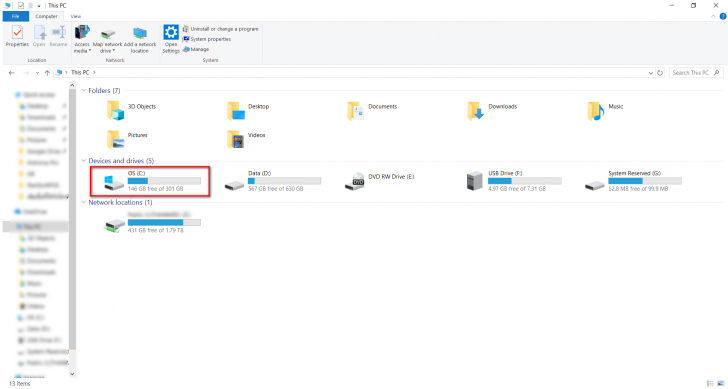 วิธีเพิ่มเนื้อที่เก็บข้อมูลให้กับ Drive C แบบง่ายๆ โดยไม่ต้อง ฟอร์แมต