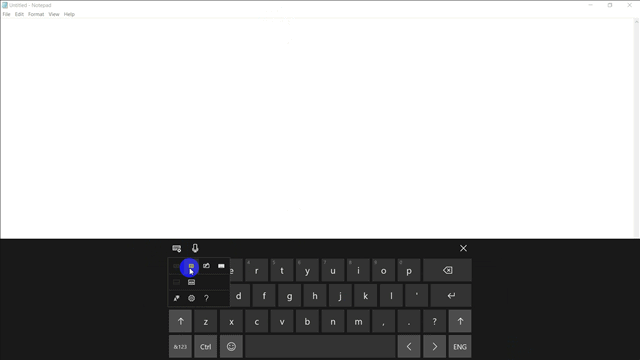วิธีเปิด Touch Keyboard บน Windows 10 