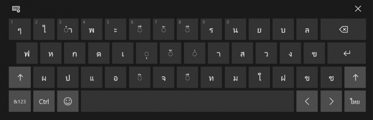 เทคนิคการใช้งาน ฟีเจอร์ Touch Keyboard คีย์บอร์ดเสมือนจริงบน Windows 10