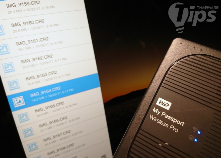 วิธีทำให้ฮาร์ดดิสก์ไร้สายแบบพกพา WD Wireless Pro เปิดอ่านไฟล์ RAW ได้