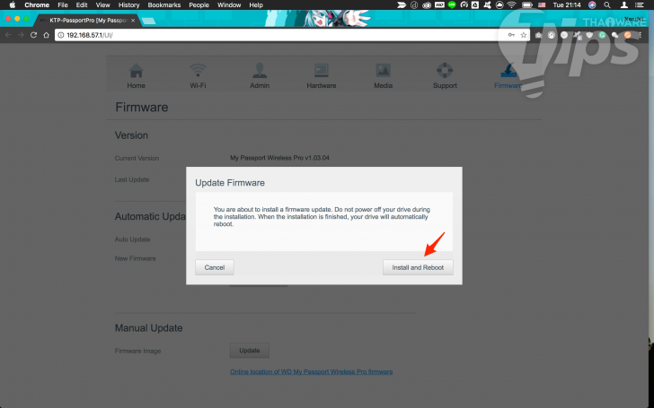 วิธีทำให้ฮาร์ดดิสก์ไร้สายแบบพกพา WD Wireless Pro เปิดอ่านไฟล์ RAW ได้