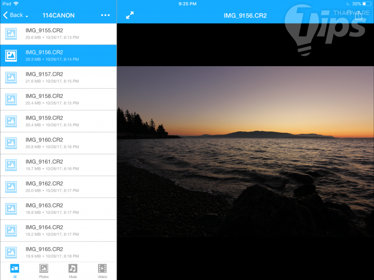 วิธีทำให้ฮาร์ดดิสก์ไร้สายแบบพกพา WD Wireless Pro เปิดอ่านไฟล์ RAW ได้