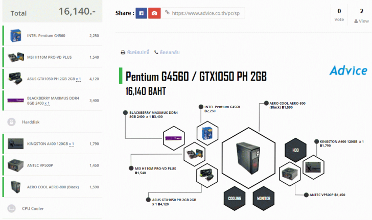 ประกอบคอมฯ เล่นเกมส์ ปี 2018 งบ 16,000 บาท เล่น PUBG แบบ Full HD ได้ลื่นๆ ประกอบคอมฯ เล่นเกมส์ ปี 2018 งบ 16,000 บาท เล่น PUBG แบบ Full HD ได้ลื่นๆ