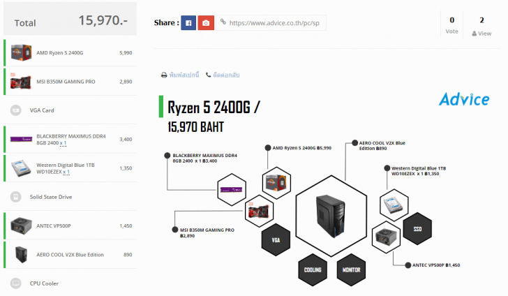 ประกอบคอมฯ เล่นเกมส์ ปี 2018 งบ 16,000 บาท เล่น PUBG แบบ Full HD ได้ลื่นๆ ประกอบคอมฯ เล่นเกมส์ ปี 2018 งบ 16,000 บาท เล่น PUBG แบบ Full HD ได้ลื่นๆ