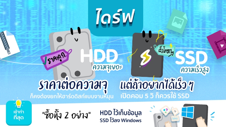[Infographic ฉบับที่ 57] เลือกสเปกคอม ฉบับมือใหม่ อ่านง่าย ไม่งง