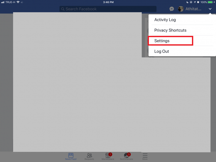 วิธีลบแอปฯ ใน Facebook 