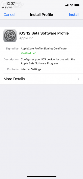 วิธีอัปเดต iOS 12 Public Beta โดยไม่ต้องใช้บัญชี Apple developer