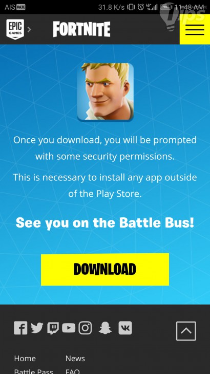 วิธีลง Fortnite Beta บนสมาร์ทโฟน Android ทั้งซัมซุงและรุ่นอื่นๆ