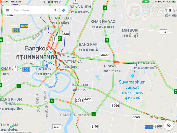 วางแผนเลี่ยงรถติดช่วงปีใหม่! ด้วยแอปฯ Google Maps 