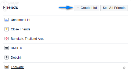 วิธีซ่อนรายชื่อเพื่อนบน Facebook