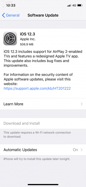 วิธีอัปเดต iOS 12.3.2 พร้อมลิงก์ดาวน์โหลด Firmware โดยตรง