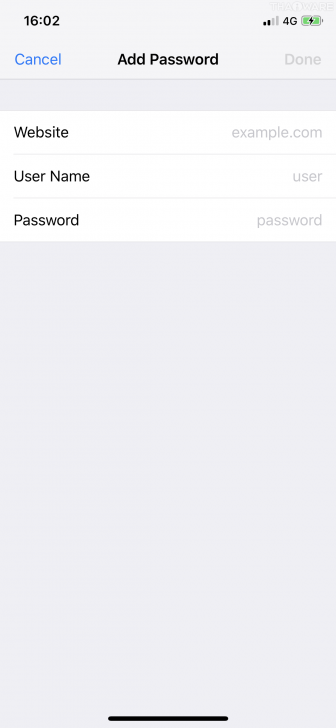 วิธีใช้ระบบกรอกบัญชี, รหัสผ่าน และบัตรเครดิตให้เราอัตโนมัติบน iOS