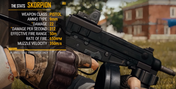 ข้อมูลปืนพก Skorpion : เล็กสั้นขยันซอย !