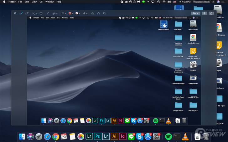 การจับภาพ Screenshot บนเครื่อง Mac