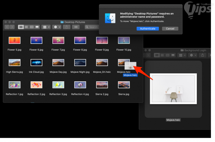 เบื่อรูปพื้นหลังตอน Login? บนเครื่อง Mac เปลี่ยนให้เป็นรูปที่ชอบได้ง่ายๆ
