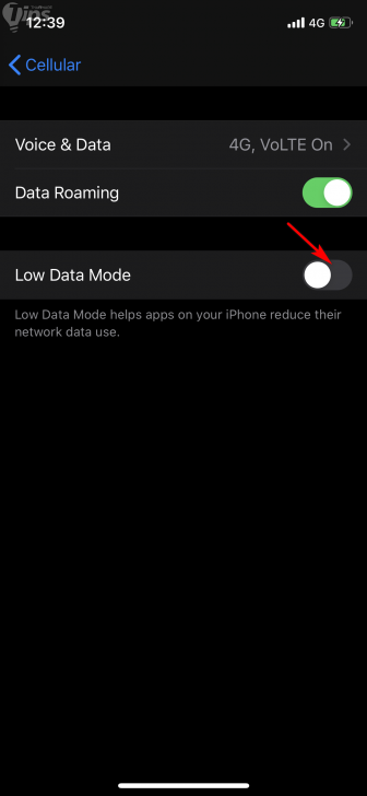 วิธีเปิดใช้โหมดประหยัดข้อมูล (Low Data Mode) บน iOS 13 เพื่อประหยัดอัตราการใช้ดาต้า