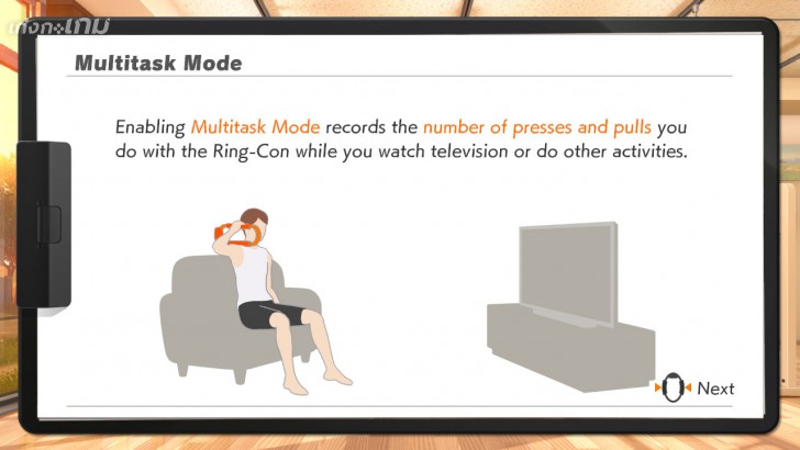 เราสามารถเล่น Ring-Con ได้โดยไม่ต้องเปิดเกม Ring Fit ขึ้นมา แถมยังได้ไอเท็มในเกมอีกด้วยนะ!